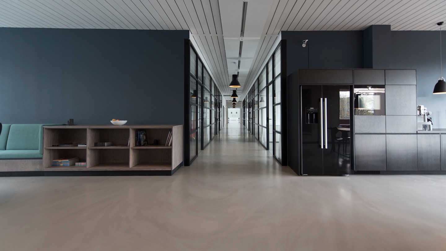 Premium corporate office environment for BlackByte consulting teams