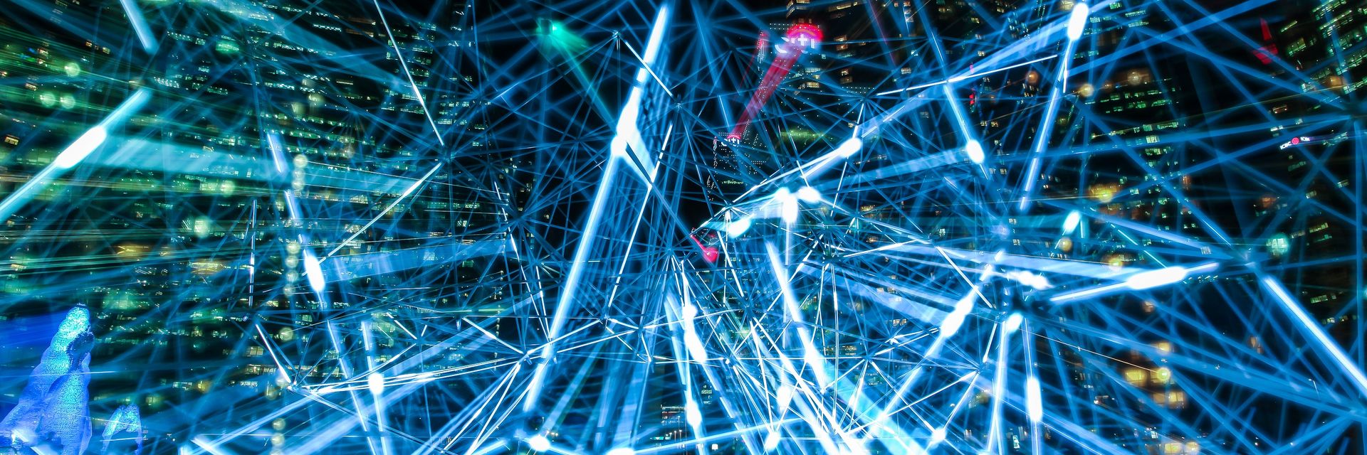 Business automation workflow visualization section background by BlackByte