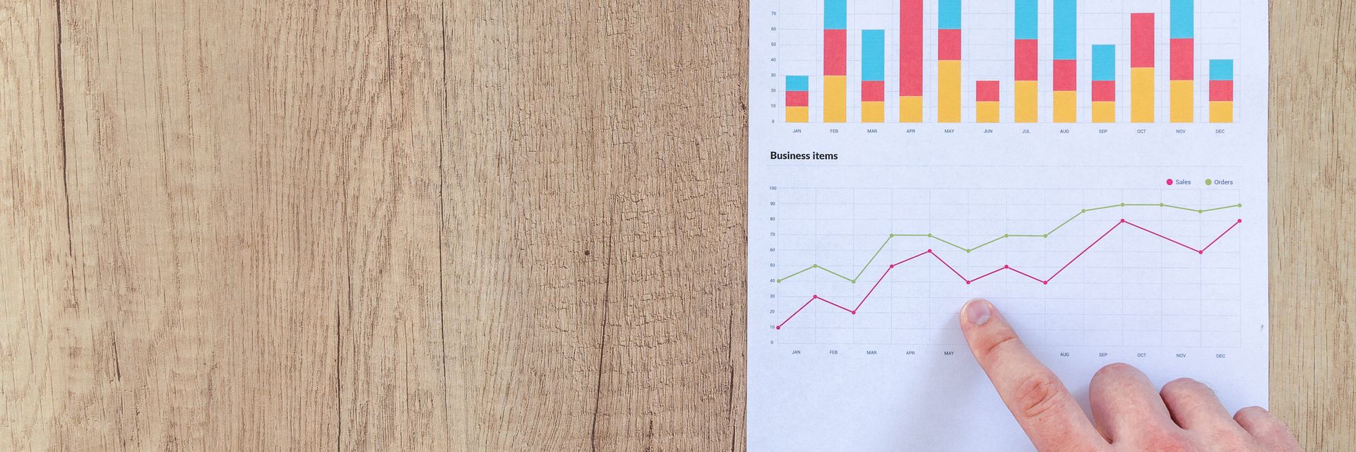 CRM and ERP enterprise systems visualization section background by BlackByte