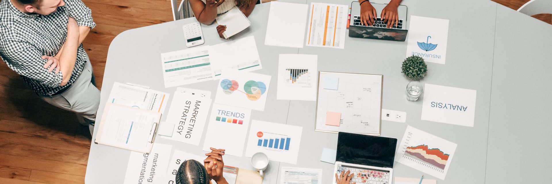 Digital transformation strategy visualization section background by BlackByte