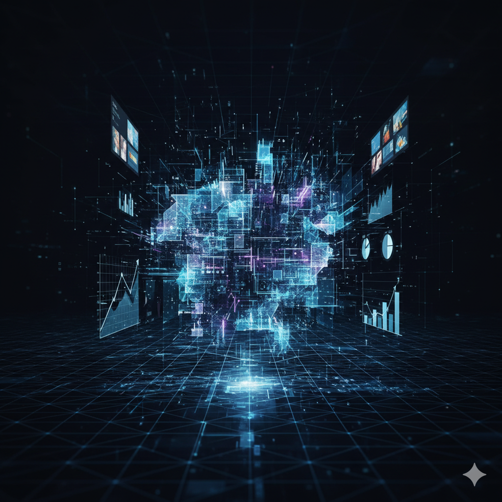 AI-powered ecommerce solutions visualization.